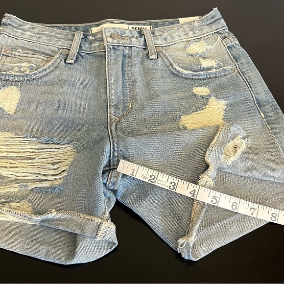 Lovers & Friends Dylan Boyfriend jeans shorts, distressed, color Harper, sz 24 - Picture 11 of 15